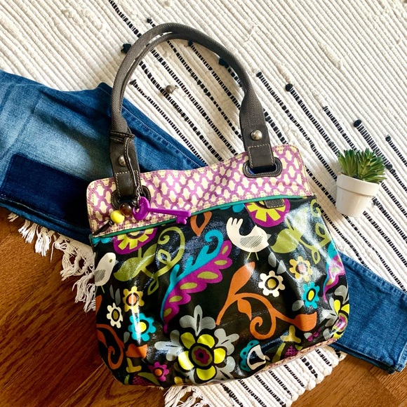 Fossil Handbags - FOSSIL Key Per EUC HOBO Floral Tote